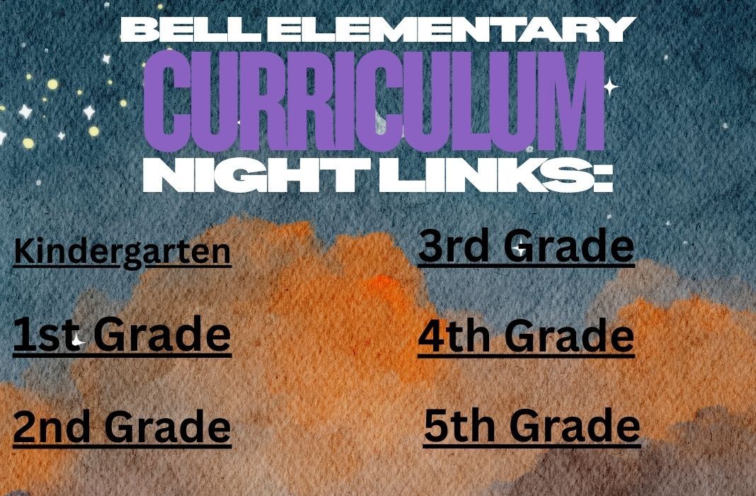  Curriculum Night Links
